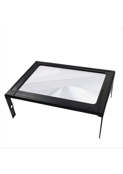Okuma Büyüteç 3x Büyük Tam Sayfa Katlanabilir Masaüstü Büyütme Camı Yaşlılar Için LED Işıkları ile Görme Kitap Okuma (Yurt Dışından)