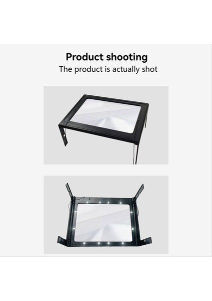 Okuma Büyüteç 3x Büyük Tam Sayfa Katlanabilir Masaüstü Büyütme Camı Yaşlılar Için LED Işıkları ile Görme Kitap Okuma (Yurt Dışından) indirimleri