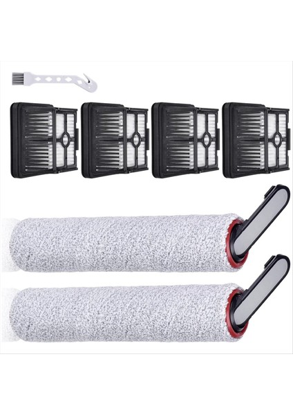 7 Adet Yedek Fırça Silindirleri ve Hepa Filtre Dreame H12 PRO/H12 Çift Akülü Islak ve Kuru Elektrikli Süpürge Parçaları (Yurt Dışından) modelleri