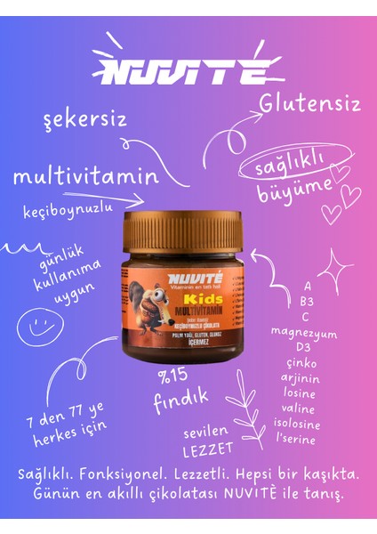 Çocuk & Spor Paketi – Kids Multivitamin + L'arginine Bcaa | Keçiboynuzlu Fonksiyonel Çikolata fırsatları