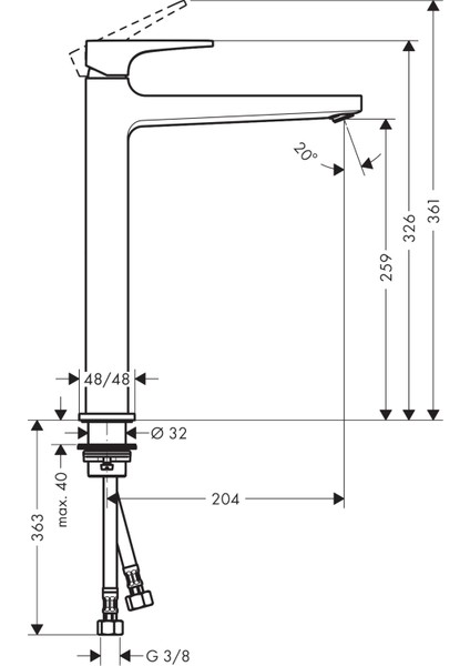 Metropol Tek Kol. Lavabo Bataryası 260 32512000 fiyatları