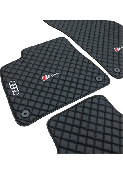 Oto Halı Paspas Seti Audi Tt Serisi Modelleri Uyumlu Sline Kadife Halı Kaymaz & Şık Tasarım