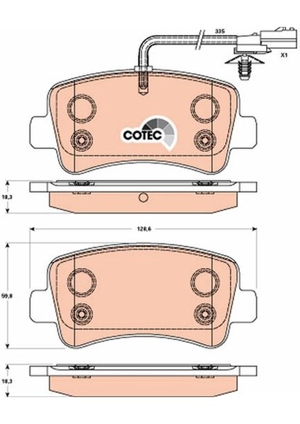 GDB1903 Arka Balata Master Iıı 10>movano 10> 2.3 Dci Cdti Tek Teker 440601186R-440604591R 440603321R-440601147R-440600264R