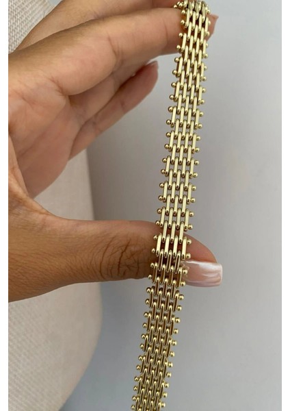 Premium Seri Italian Mesh 14K Xuping Kadın Çelik Bileklik Altın fiyatları