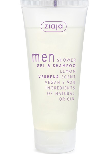 Erkek Duş Jeli & Şampuan 200 ml - Limon Çiçeği Ferahlığıyla Arındırıcı Bakım