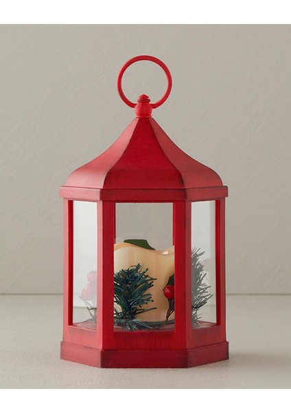 Chris Ledli Fener 20 cm Kırmızı (2.12.2025)