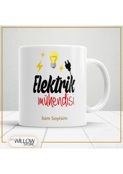 Elektrik Mühendisi Temalı Porselen Kupa Bardak,hediyelik,yüksek Kalite,meslekler Temalı