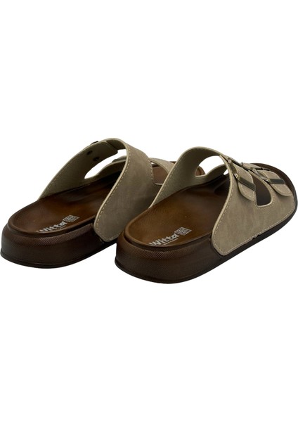 Deri Çift Bant Anatomik Erkek Terlik indirimleri