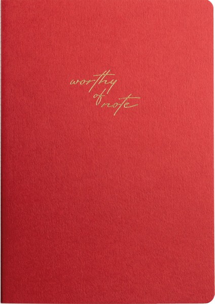 Worthy Of Note • Çizgili Not Defteri