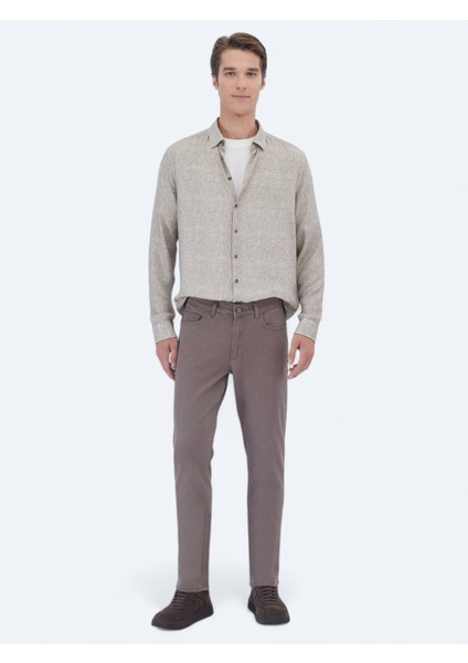 Vizon Slim Fit Denim Pamuk Karışımlı Pantolon indirimleri