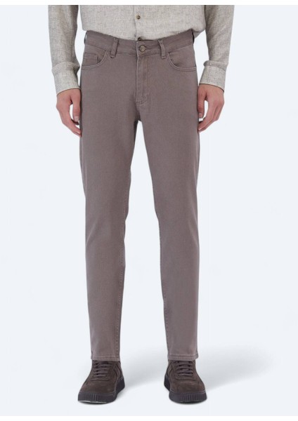 Vizon Slim Fit Denim Pamuk Karışımlı Pantolon