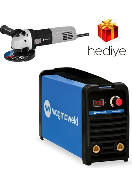Megastick Inverter Kaynak Makinesi +Hediye Taşlama Makinesi