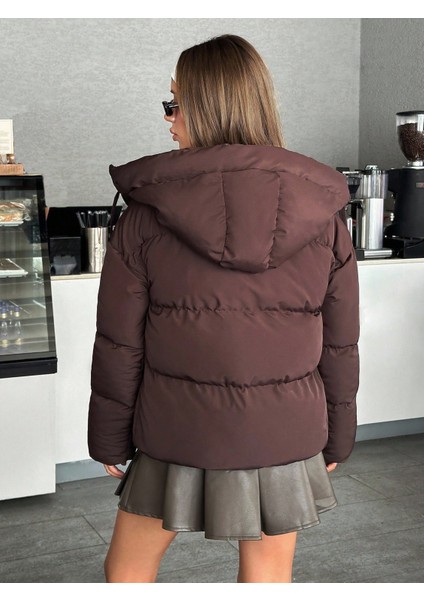 Kadın Kapüşonlu Şişme Mont indirimleri