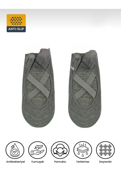 Profesyonel Pilates Yoga Kaydırmaz Silikonlu Çorap