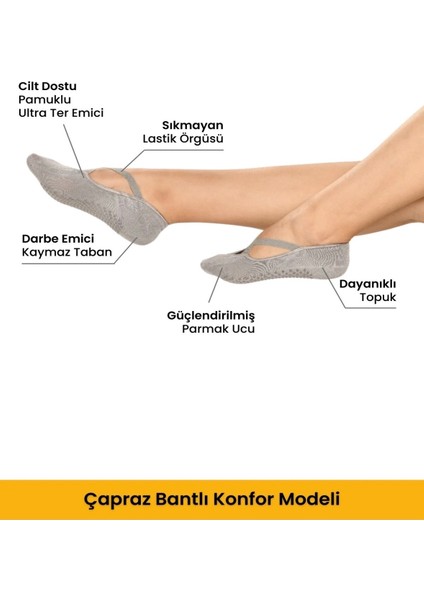 Profesyonel Pilates Yoga Kaydırmaz Silikonlu Çorap fiyatları
