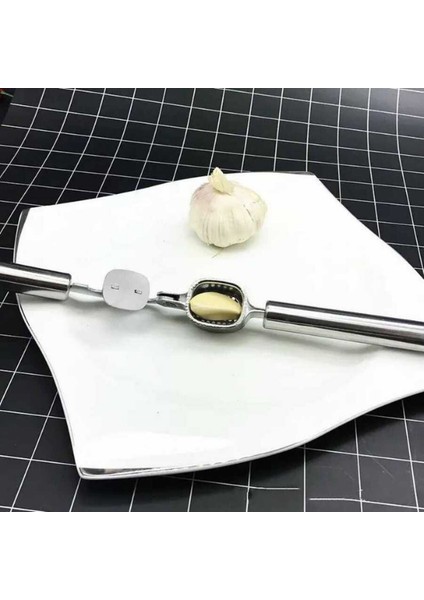 Paslanmaz Çelik Sarımsak Ezici 20 cm – Ergonomik Sarımsak Ezeceği Mutfak Yardımcısı fırsatları