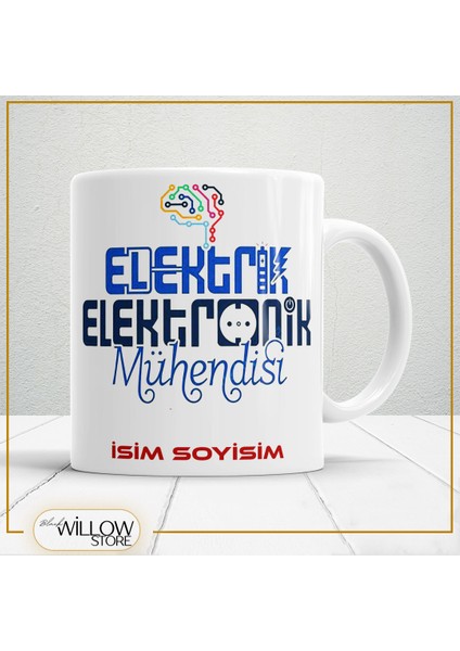 Elektrik ve Elektronik Mühendisi Temalı Porselen Kupa Bardak,hediyelik,yüksek Kalite,meslekler Temalı