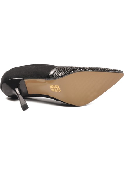 Siyah Saten Taş Işlemeli Kadın Abiye Ayakkabı 357192 Z indirimleri