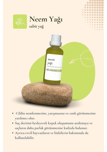 Neem Yağı 50 ml - Doğal Cilt ve Saç Bakım Yağı fiyatları