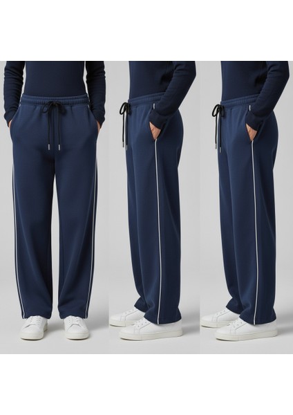 3 Iplik Kılbiyeli Düz Paça Eşofman Altı modelleri