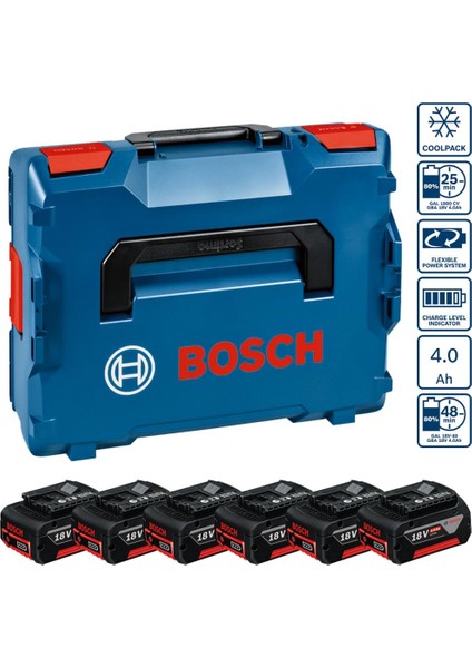 Gba 18V 4.0 Ah Kartuş Akü X6 modelleri