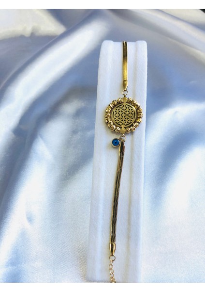 Dorika Taşlı Italyan Zincir Bileklik