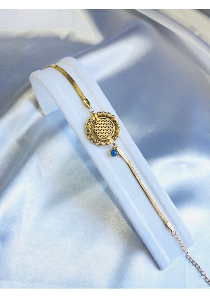 Dorika Taşlı Italyan Zincir Bileklik fırsatları