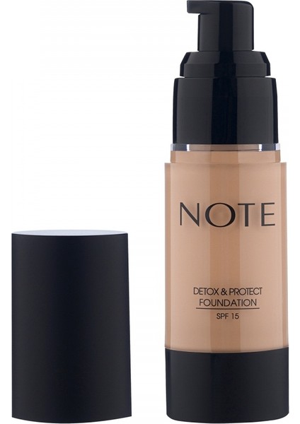 Detox & Protect Foundation Spf 15 Yoğun Kapatıcı Saten Bitişli Fondöten - 04 Sand indirimleri