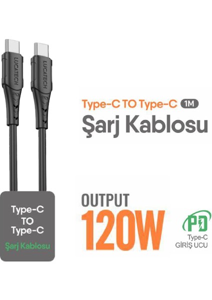 Pd Type-C Hızlı Şarj Kablosu Siyah — 17 / 17 Pro / 16 Pro Max / 16 Pro / 15 (Fiber) fiyatları