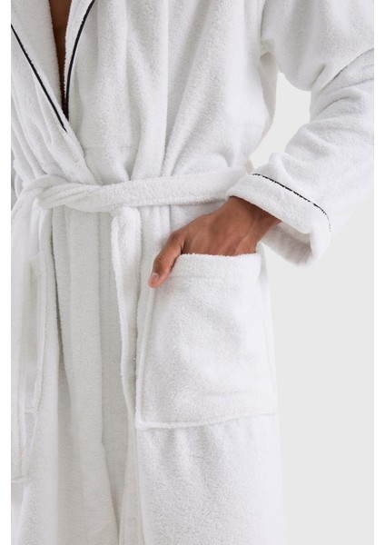 BE-0158-WH Benetton Bornoz indirimleri