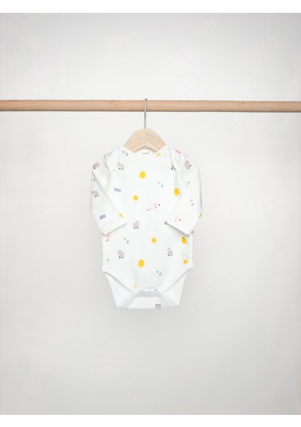 Uzun Kol Kız Bebek Çıtçıtlı Body 3'lü Set fırsatları
