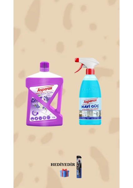 Menekşe&yasemin 2500 ml Yüzey Temizleyici ve Mavi Güç 650 ml Hediyeli