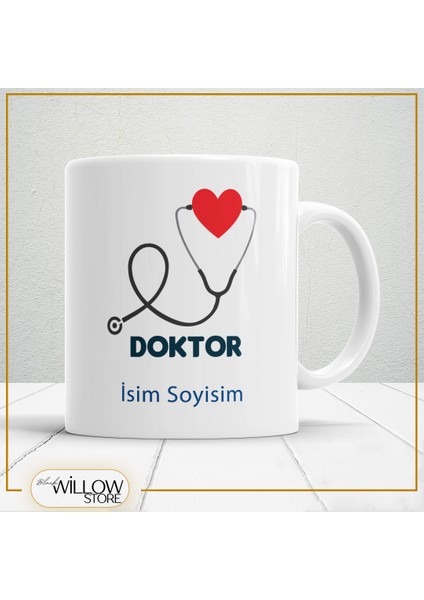 Doktor 5 Temalı Porselen Kupa Bardak,hediyelik,yüksek Kalite,meslekler Temalı