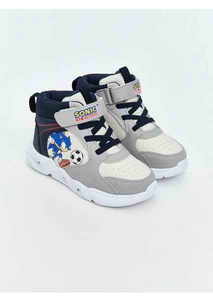 Yeni Sezon Sonic Nakışlı Kız Bebek Spor Ayakkabı