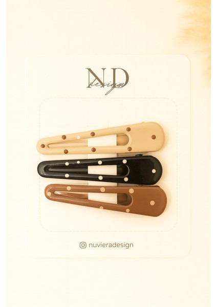 Puantiyeli Mandal Toka 3’lü Set