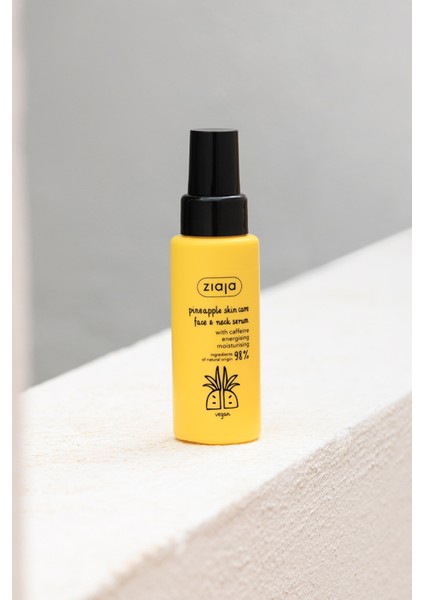 Ananas Özlü Nemlendirici Yüz & Boyun Serumu - Kafein Içerikli 50 ml fırsatları