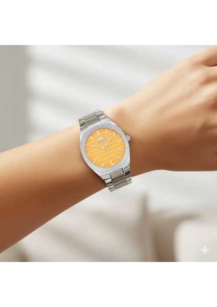 SL.09.2311.3.06 Kadın Kol Saati | 30 mm Çelik Kasa, Sarı Kadran fiyatları