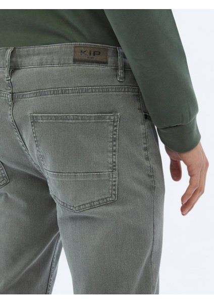 Vizon Slim Fit Denim Pamuk Karışımlı Pantolon