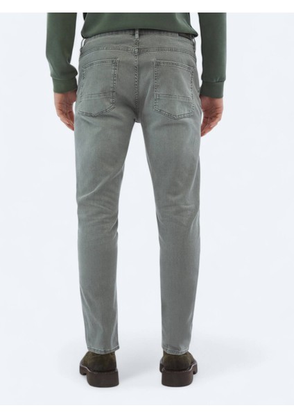 Vizon Slim Fit Denim Pamuk Karışımlı Pantolon