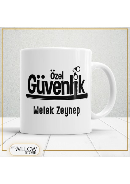 Özel Güvenlik Temalı Porselen Kupa Bardak,hediyelik,yüksek Kalite,meslekler Temalı