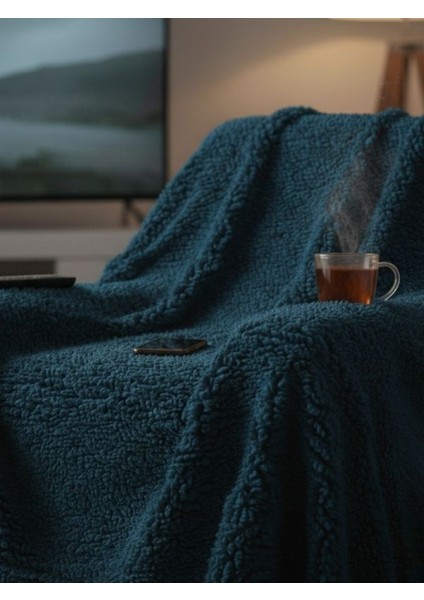 Ekstra Kalın Peluş Wellsoft Battaniye Tek Kişilik 100X170 cm