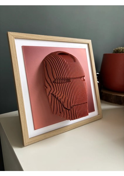 CRAFTSY3D Iron Man Katmanlı Heykel – 3D Baskı Dekoratif Masaüstü Koleksiyon Ürünü modelleri