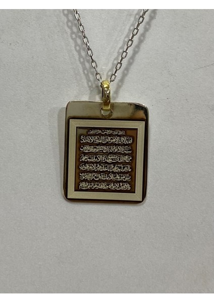 Gümüş Nazar Ayeti Kadın Kolyesi fiyatları