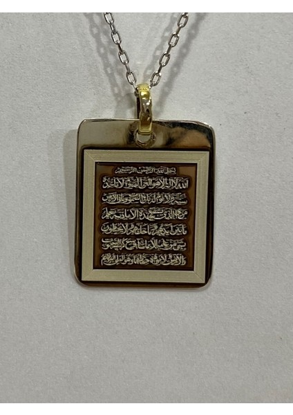 Gümüş Nazar Ayeti Kadın Kolyesi modelleri