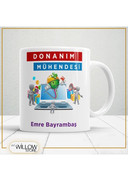 Donanım Mühendisi Temalı Porselen Kupa Bardak,hediyelik,yüksek Kalite,meslekler Temalı