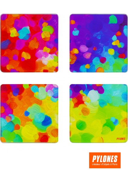 4'lü Bardak Altlığı Seti | Sous Verre - Palette