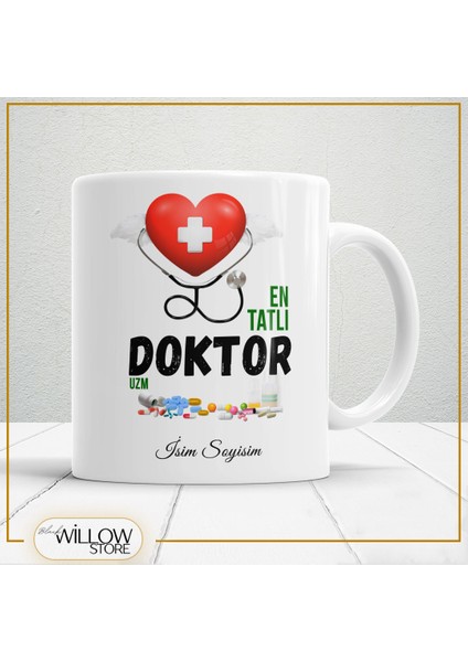 En Tatlı Doktor Temalı Porselen Kupa Bardak,hediyelik,yüksek Kalite,meslekler Temalı
