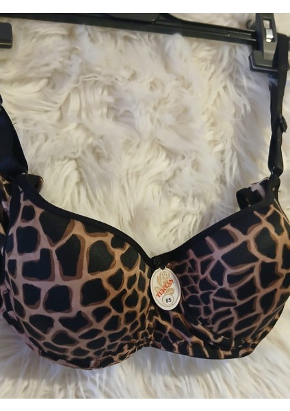 Dolgusuz Balenli, 85 Beden, Yeni Leopar Desenli Sütyen modelleri