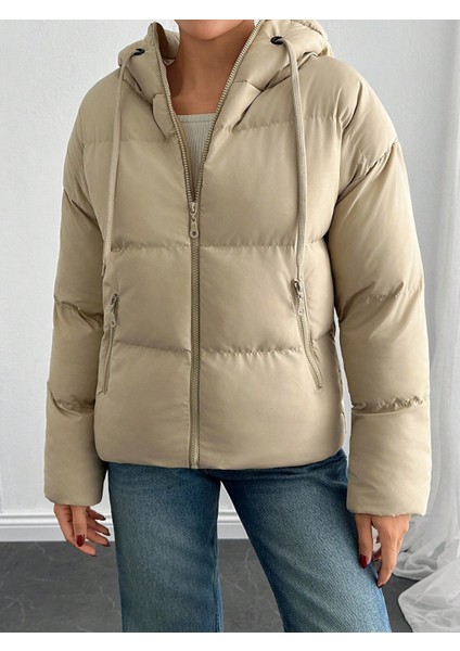 Kadın Kapüşonlu Şişme Mont fırsatları