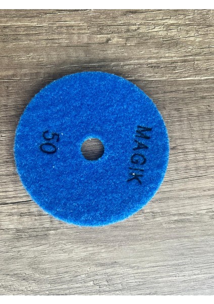 Granit, Mermer Zımpara Düzleştirme ve Parlatma Pedi 3ADET(50-100-200) 100 mm modelleri